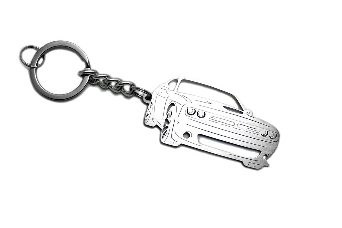 Keychain Fit Dodge Challenger Enthusiast Stainless Steel Key Etsy