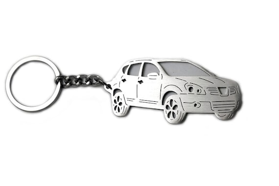 Keychain Fit Nissan Qashqai I Stainless Steel Key Chain With Ring