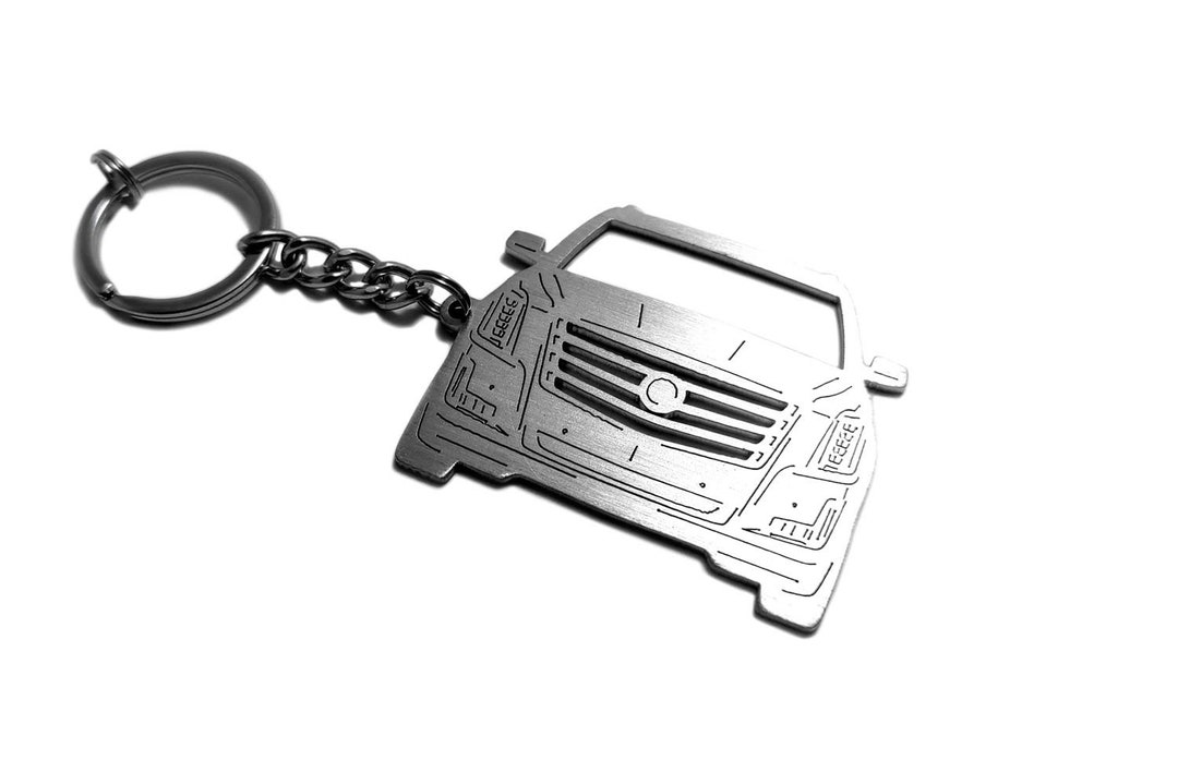 Car Stainless Steel Keychain High-quality Metal Key Ring For Land