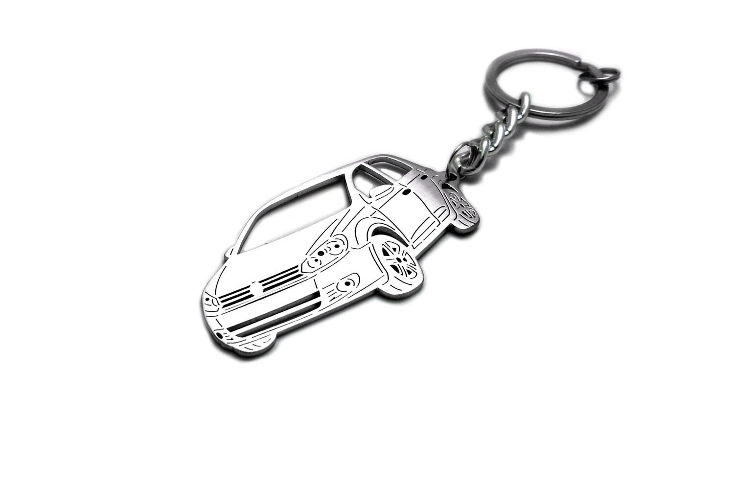 Porte-clés adapté Volkswagen Golf VI Porte-clés en acier inoxydable avec  porte-clés en anneau Porte-clés personnalisé Car Body Profile Design -   France