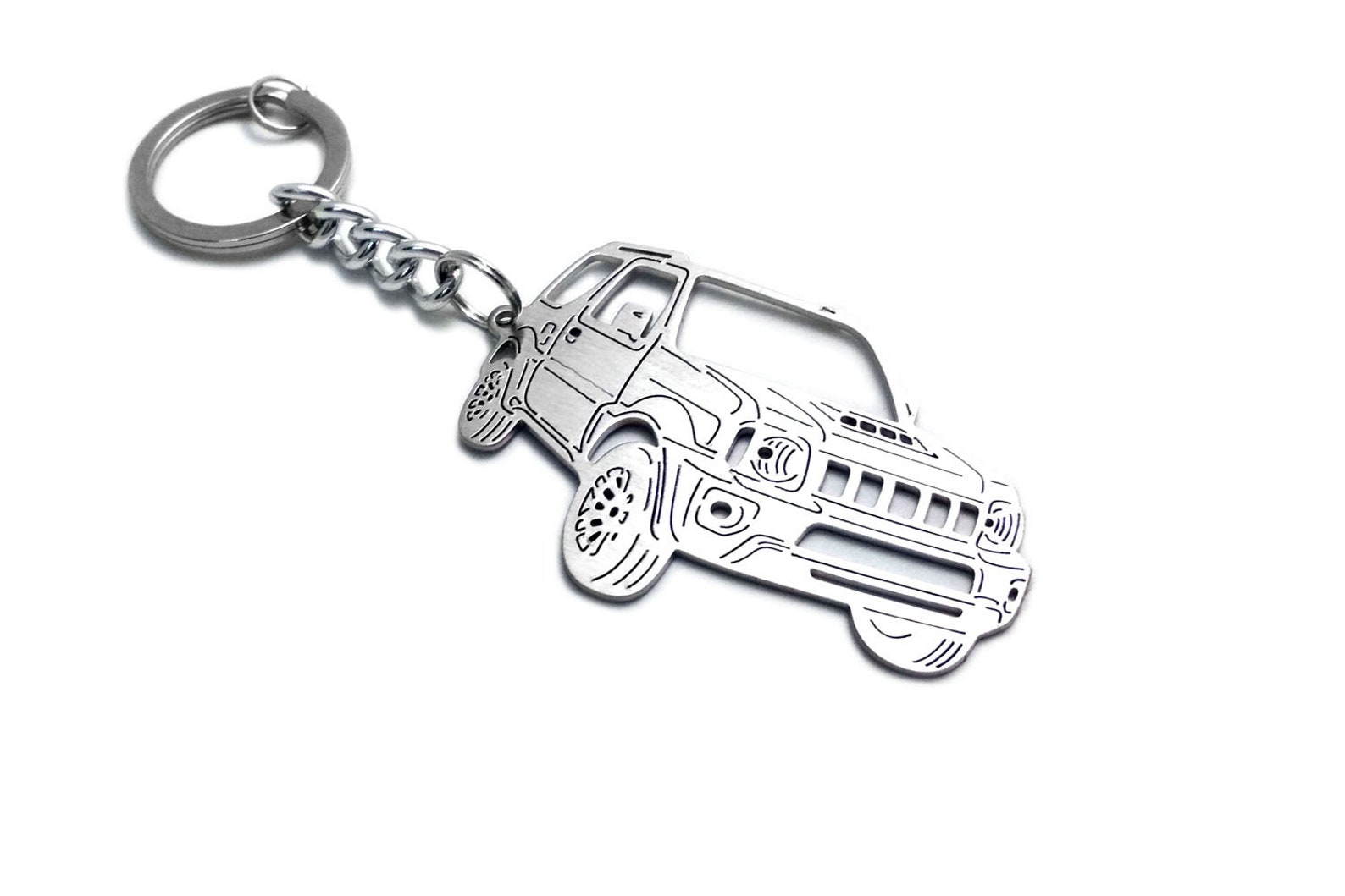 Keychain Fit Suzuki Jimny Stainless Steel Key Chain With Ring Etsy