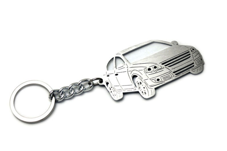 Keychain fit Volkswagen Passat B6 Stainless Steel Key Chain with Ring Keyring Custom Key Ring Car Body Profile Design