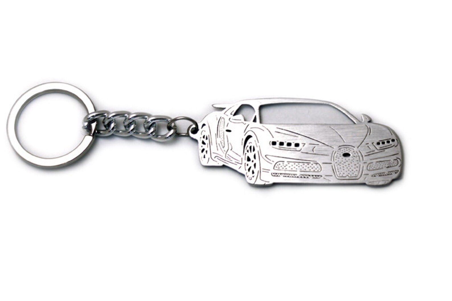 Keychain Fit Bugatti Chiron Enthusiast Stainless Steel Key Etsy