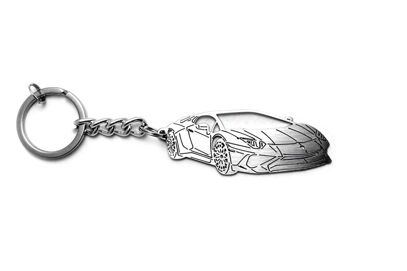 Keychain fit Aventador Enthusiast Stainless Steel Etsy