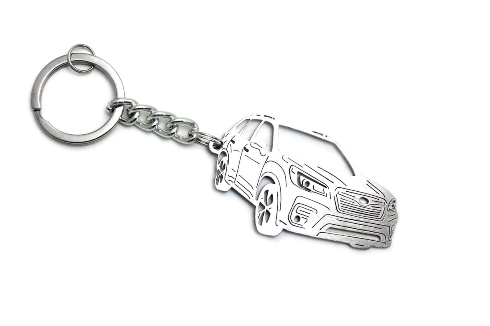 Keychain Fit Subaru Forester V Enthusiast Stainless Steel Key Etsy