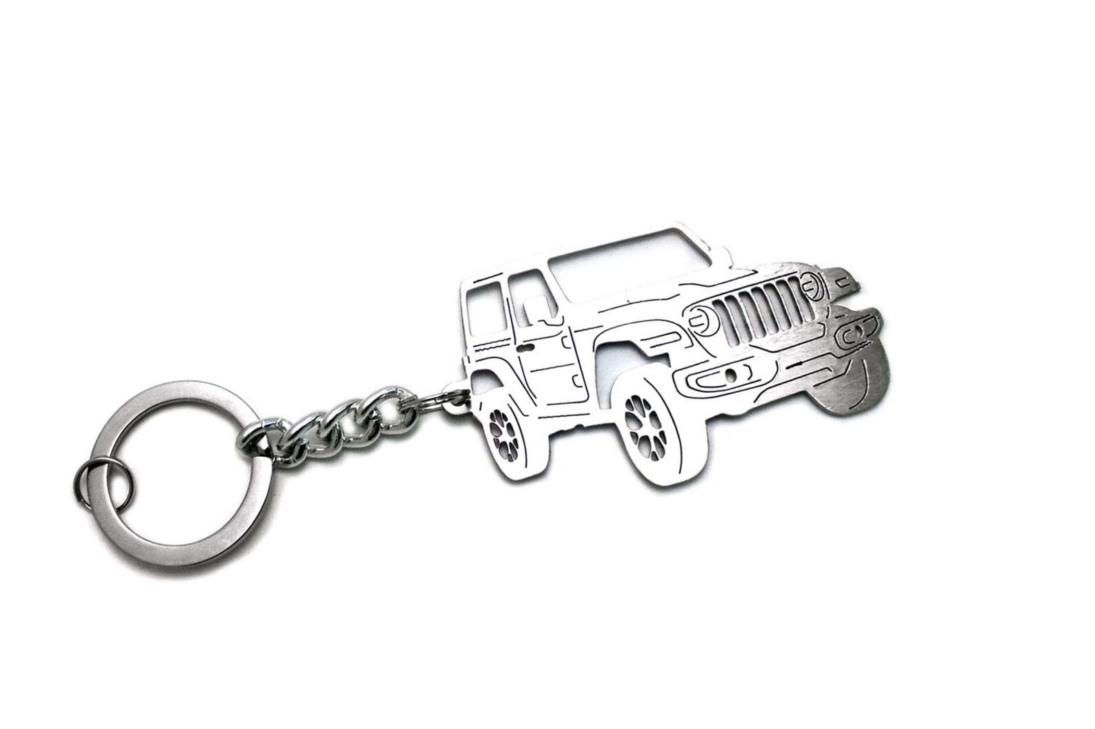 Keychain fit Jeep Wrangler JL Enthusiast Stainless Steel Key Etsy