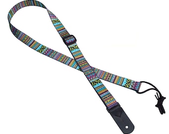 1" Mandolin Strap for A & F type Mandolins, Ukuleles, Guitars by Legacystraps Mandolin/Ukulele Straps 1" Festival