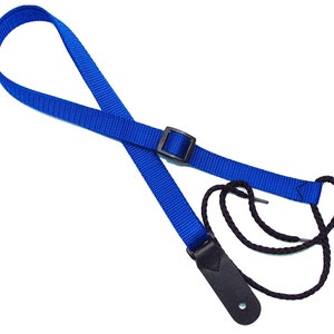 3/4&quot; Blue Mandolin/Ukulele Straps by Legacystraps
