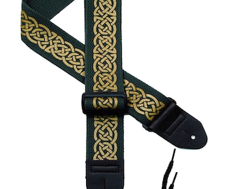 Legacystraps Celtic Guitar Strap with Celtic Knot #1 Design in different color variations