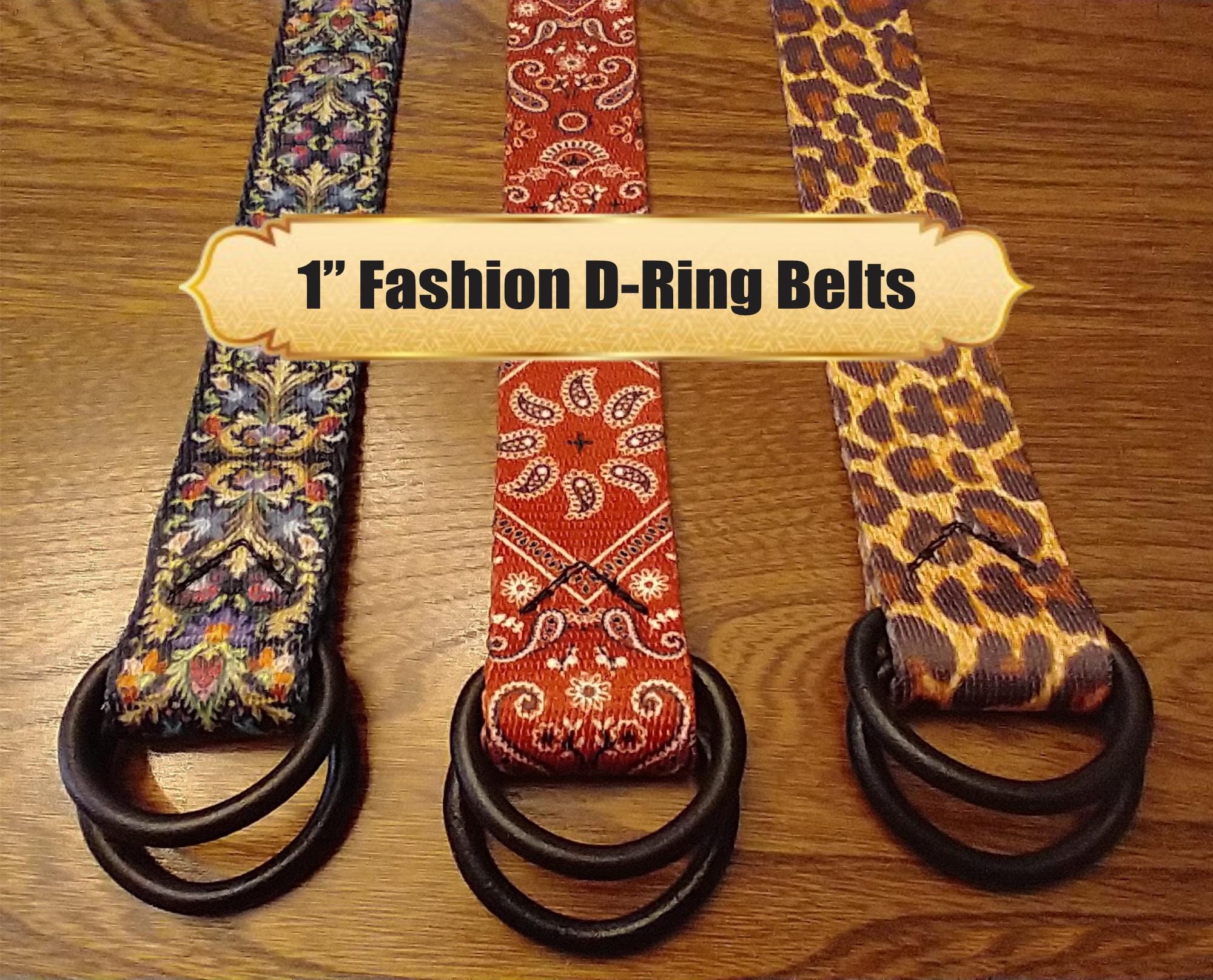 Colorful D Ring Belt - Etsy display picture 1