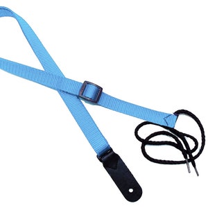 3/4&quot; Sky Blue Mandolin/Ukulele Straps by Legacystraps