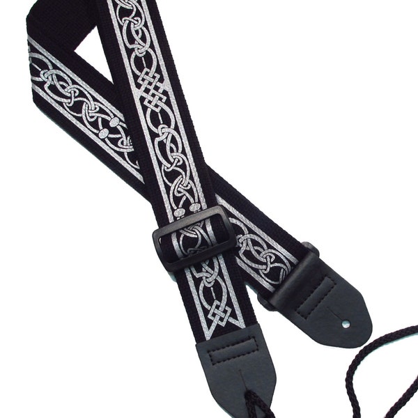 Legacystraps Celtic Guitar Strap with Celtic Design #2  Design in different color variations