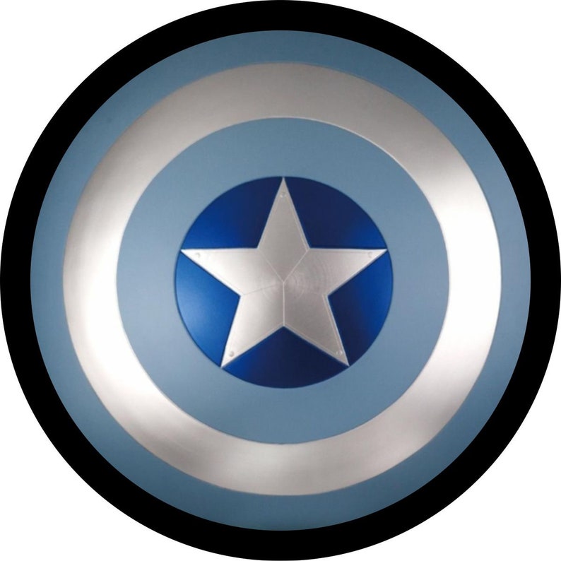 Captain America Shield blue Spare Tire Cover Jeep Wrangler Etsy
