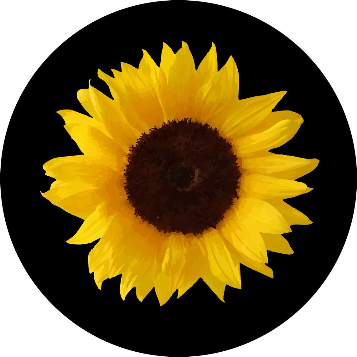 Sunflower Jeep Spare Tire Cover Jeep Wrangler Rubicon RV Etsy