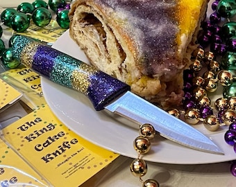 Mardi Gras King Cake Knives