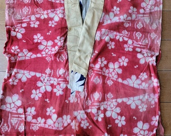 Japanese Vintage BORO ,KIMONO Jacket,Free Shipping