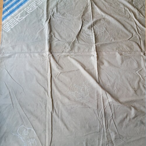 1910s Antique Homespun Cotton indigo BORO shops ,Furoshiki,FreeShipping