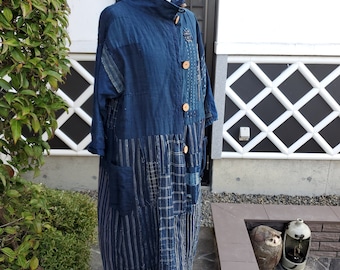 All Hand-stitched Vintage Japanese Clothes Remake Handmade, BORO