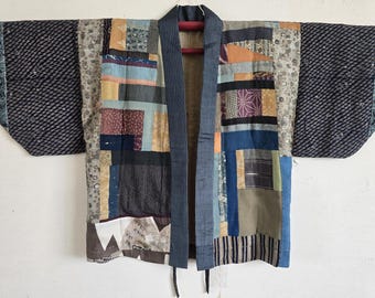 1800s,Antique Japanese Silk KIMONO jacket haori,KIMONO Dress,Antique 131