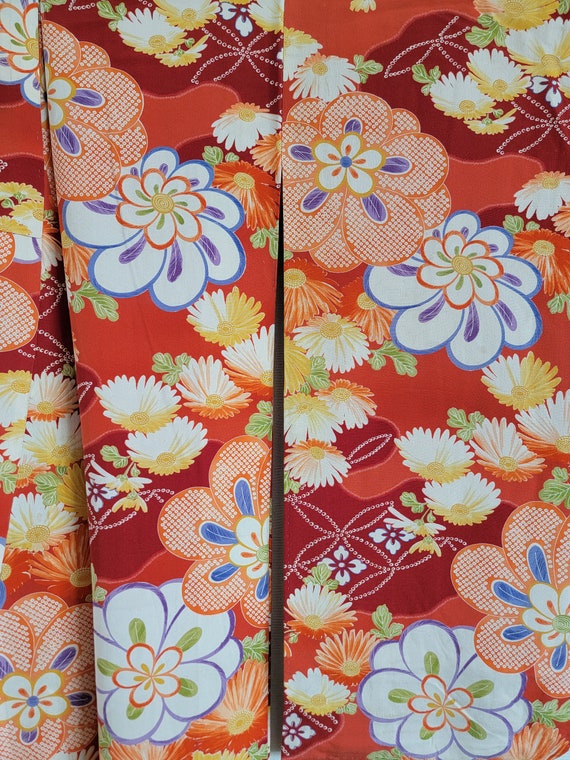 Japanese Silk Kimono Robe, gown, Dressing,Lingeri… - image 6