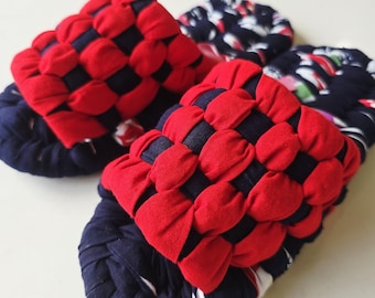 24cm　Japanese Nuno Zori, Tabi, Geta, made by splitting a Japanese yukata,