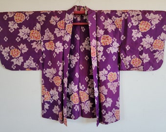 Chaqueta KIMONO de seda japonesa antigua haori, Haori, Vestido KIMONO, HO antiguo