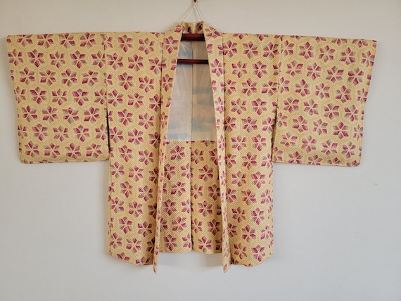 Japanese Silk KIMONO Jacket, Shibori, KIMONO Jack… - image 1