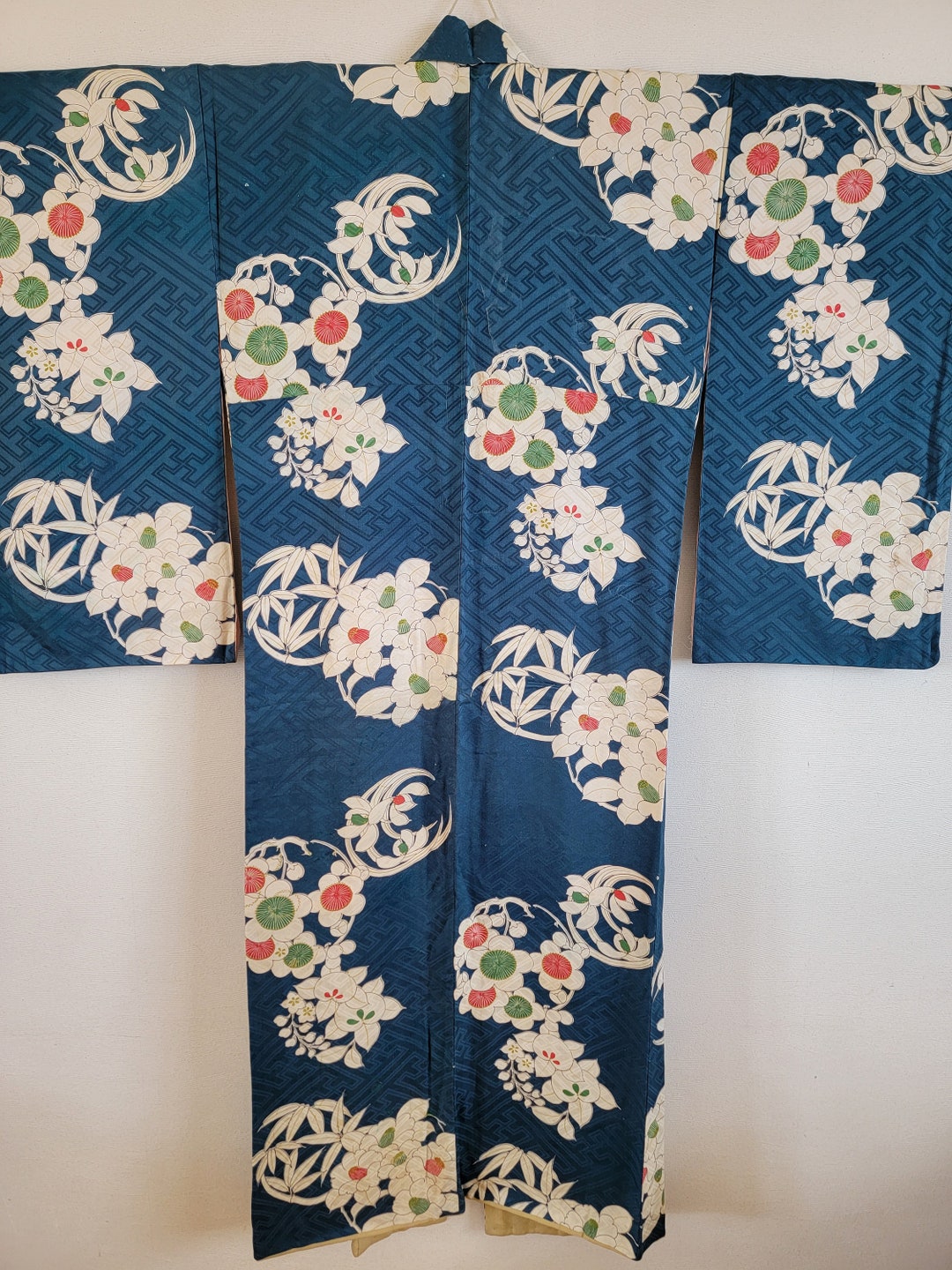 Long silk kimono