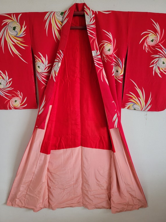 Kyoto/Tunisia Reversible Organic Bamboo Silk Kimono Dressing Gown main image 1