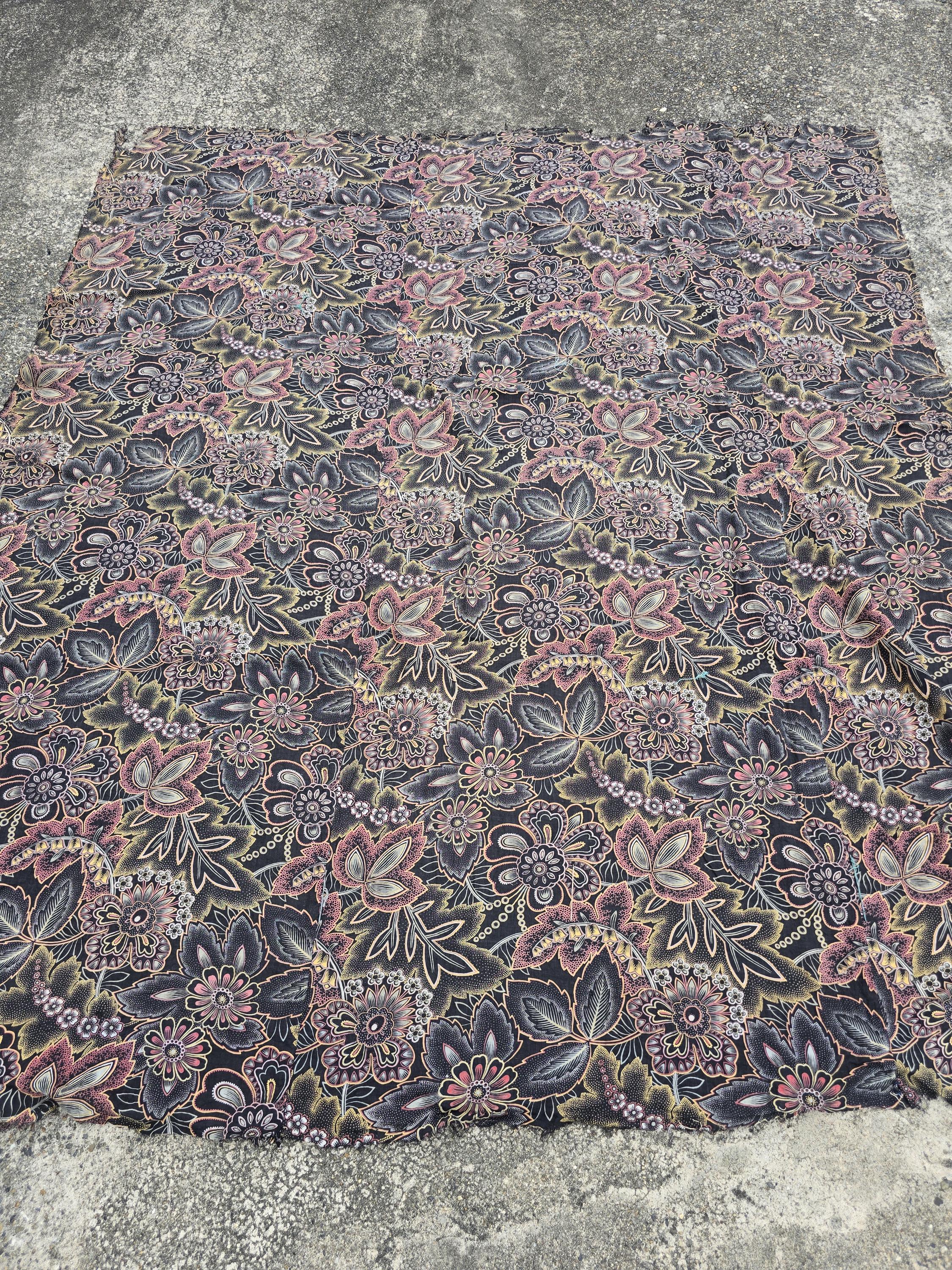 Rare pattern, Vintage Japanese Kimono Fabric katazome,型染め,BORO