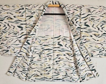 Veste KIMONO en soie japonaise haori, Robe KIMONO, Antique15