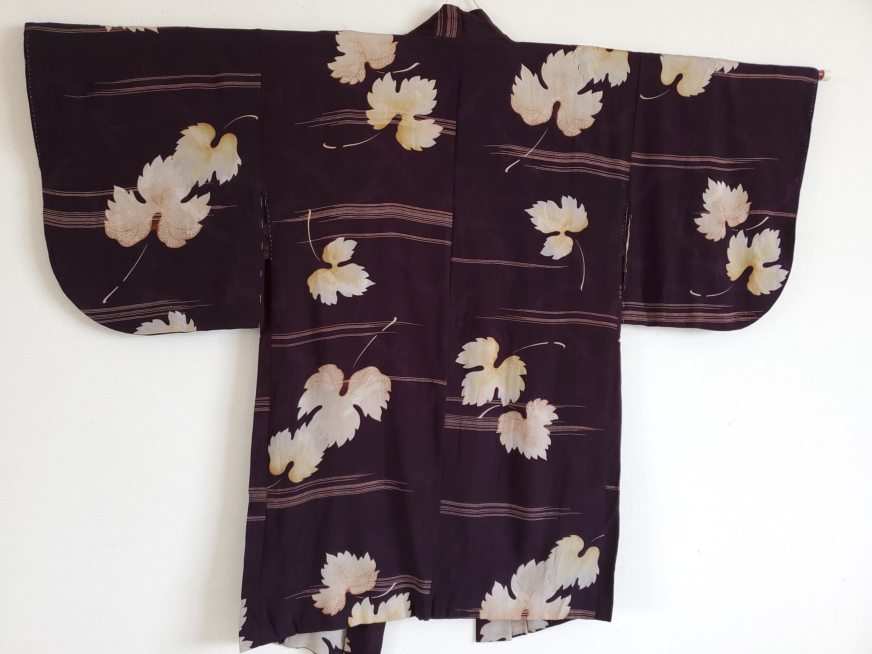 Antique Japanese Silk KIMONO Jacket Haorikimono Dressantique - Etsy