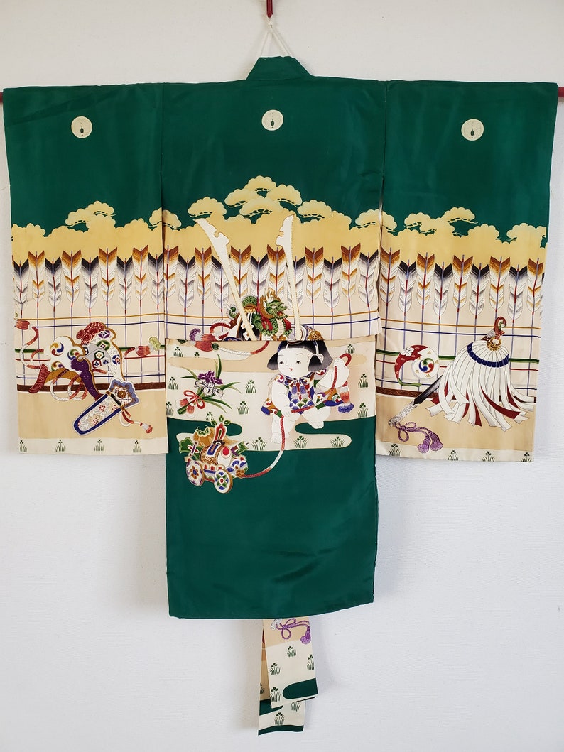 KIMONO Jacket,Free Shipping Japanese Baby/'s Silk KIMONO Robe