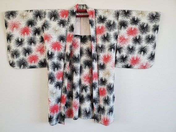 Antique Japanese Silk KIMONO Jacket Haori ,KIMONO
