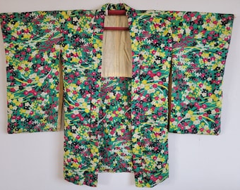 Antique Japanese Silk KIMONO jacket haori,KIMONO Dress,Antique　6