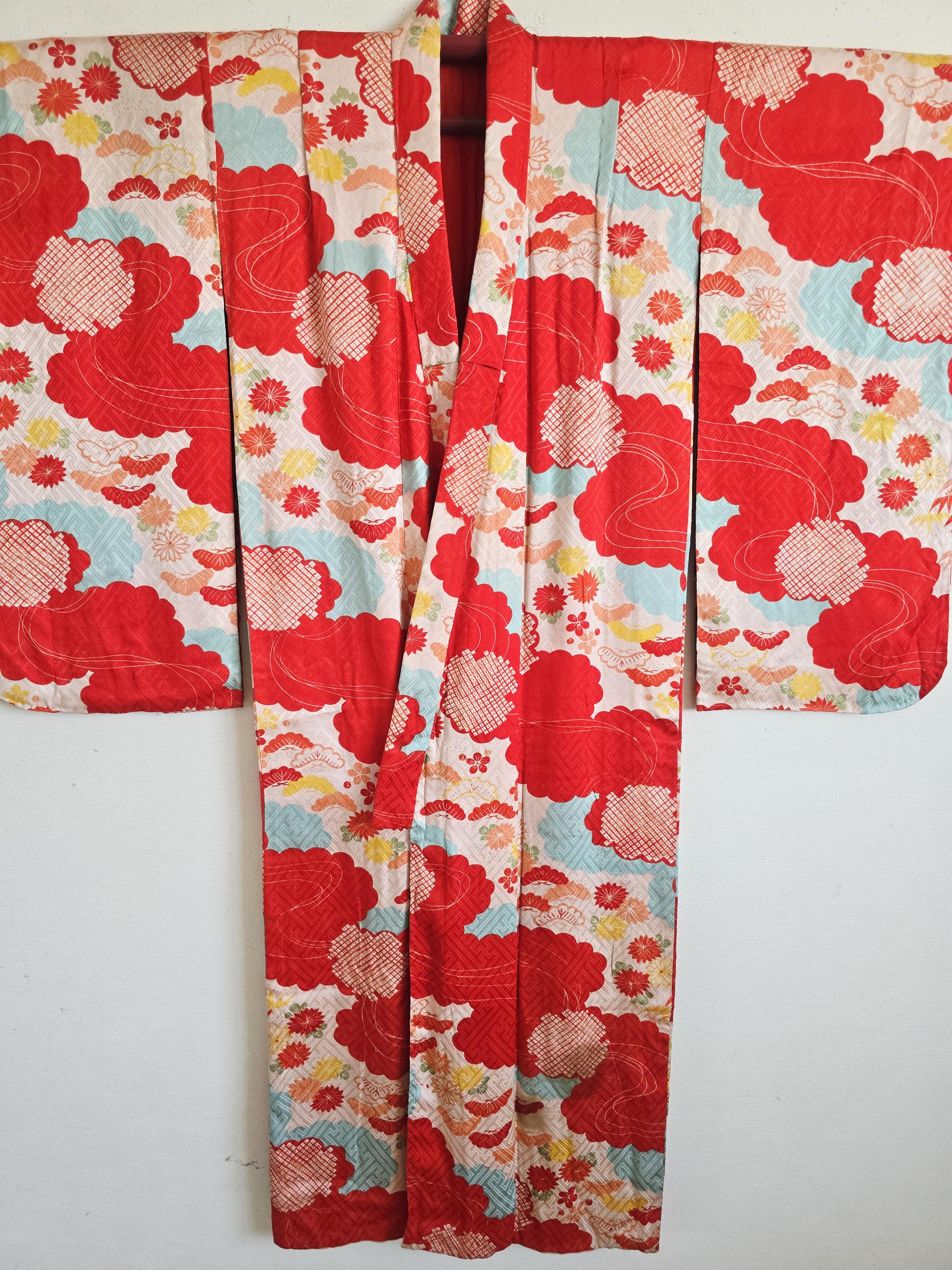 Childs Vintage Silk Kimono - Etsy Childs Vintage Silk Kimono - Etsy
