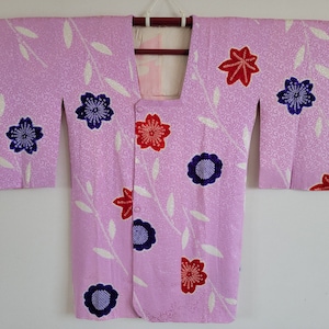 Free Shipping, Antique Japanese Silk KIMONO jacket, Michiyuki, KIMONO Dress, Antique
