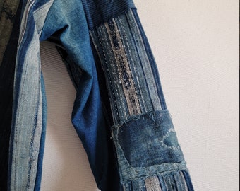 Vintage Japanese Clothes Remake Handmade, BORO , BORO JACKET Vintage Japanese Clothes Remake Handmade, BORO , BORO JACKET