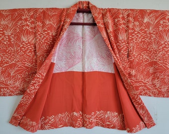 Chaqueta KIMONO de seda japonesa haori, vestido KIMONO, Antiguo13