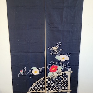 Japanese Cotton Noren, Doorway Curtains.