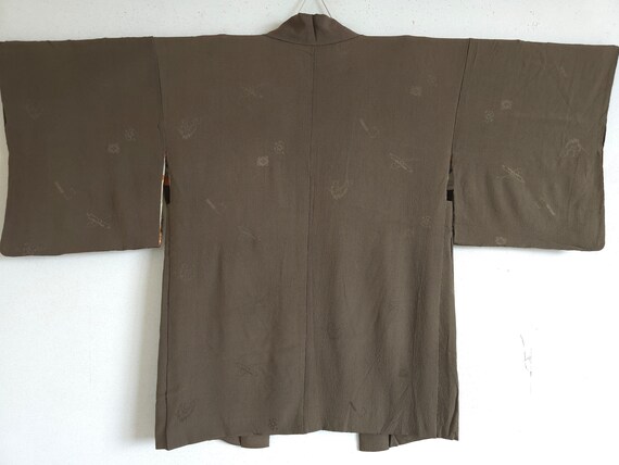 Antique Japanese Silk KIMONO Robe , Haori,Gown, D… - image 3