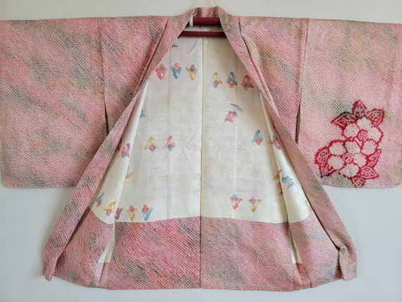 Japanese Silk KIMONO Jacket,Shibori,KIMONO Jacket… - image 10