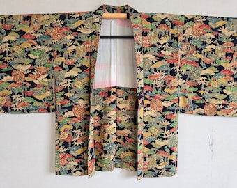 Veste KIMONO en soie japonaise haori, Robe KIMONO, Antique18