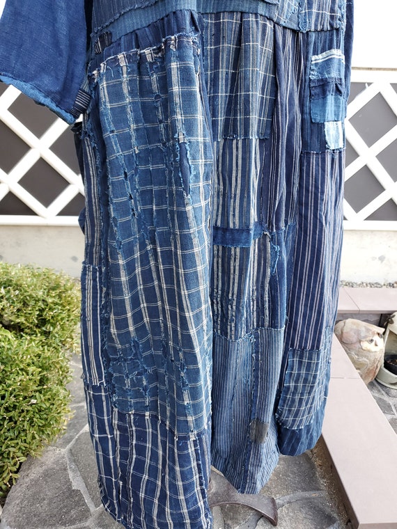 All Hand-stitched Vintage Japanese Clothes Remake Handmade, BORO