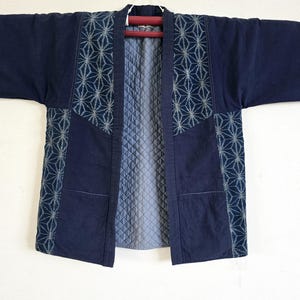 Japanese Kasuri,Yumihama Cotton Quilted Jacket