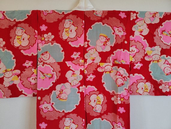 Japanese Silk Kimono juban ,gown, Dressing,Linger… - image 3