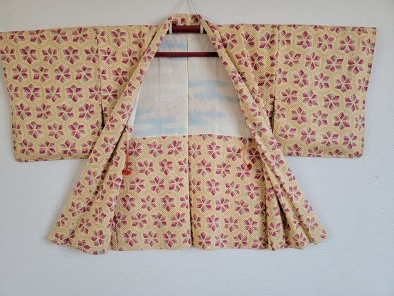 Japanese Silk KIMONO Jacket, Shibori, KIMONO Jack… - image 5