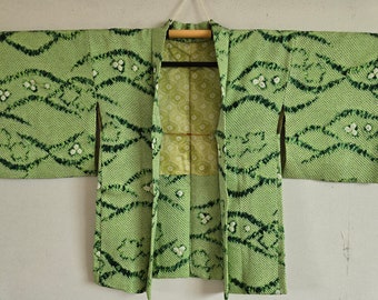 Veste KIMONO en soie japonaise haori,Shibori,Robe KIMONO,Antique15