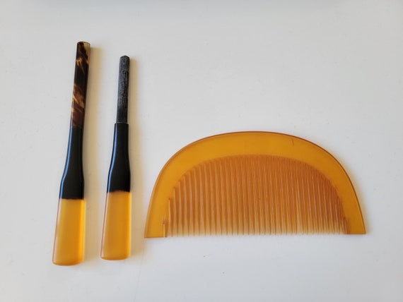 Japanese Vintage Kanzashi sticks Accessory Set of 2 excellent condition GS510 Japanese Vintage Kanzashi Sticks Accessories Set of 2 - Etsy main image 4