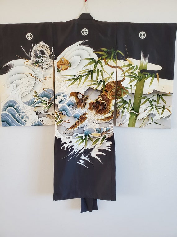 Japanese Baby's Silk KIMONO Robe , KIMONO Jacket,